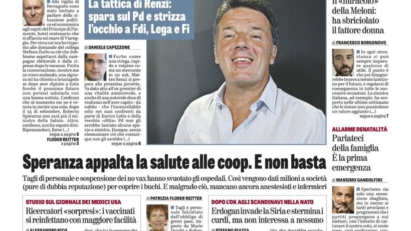 Oggi in edicola