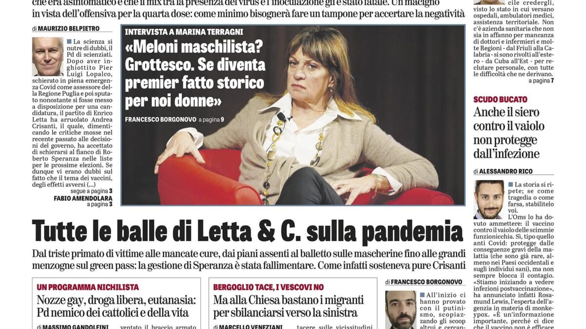 Oggi in edicola