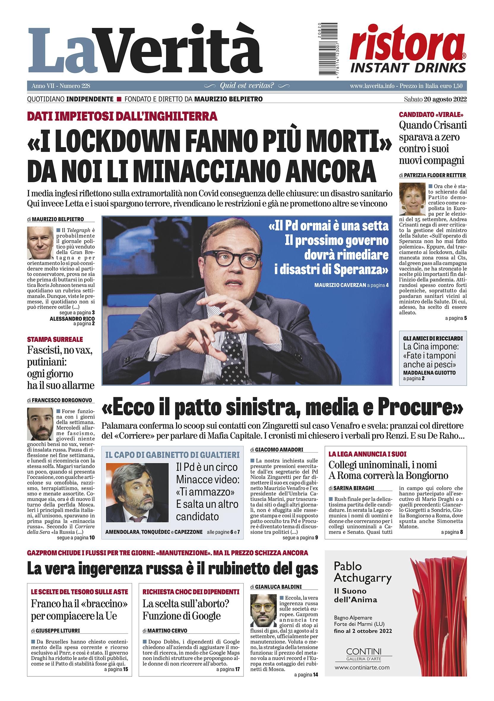 Oggi in edicola