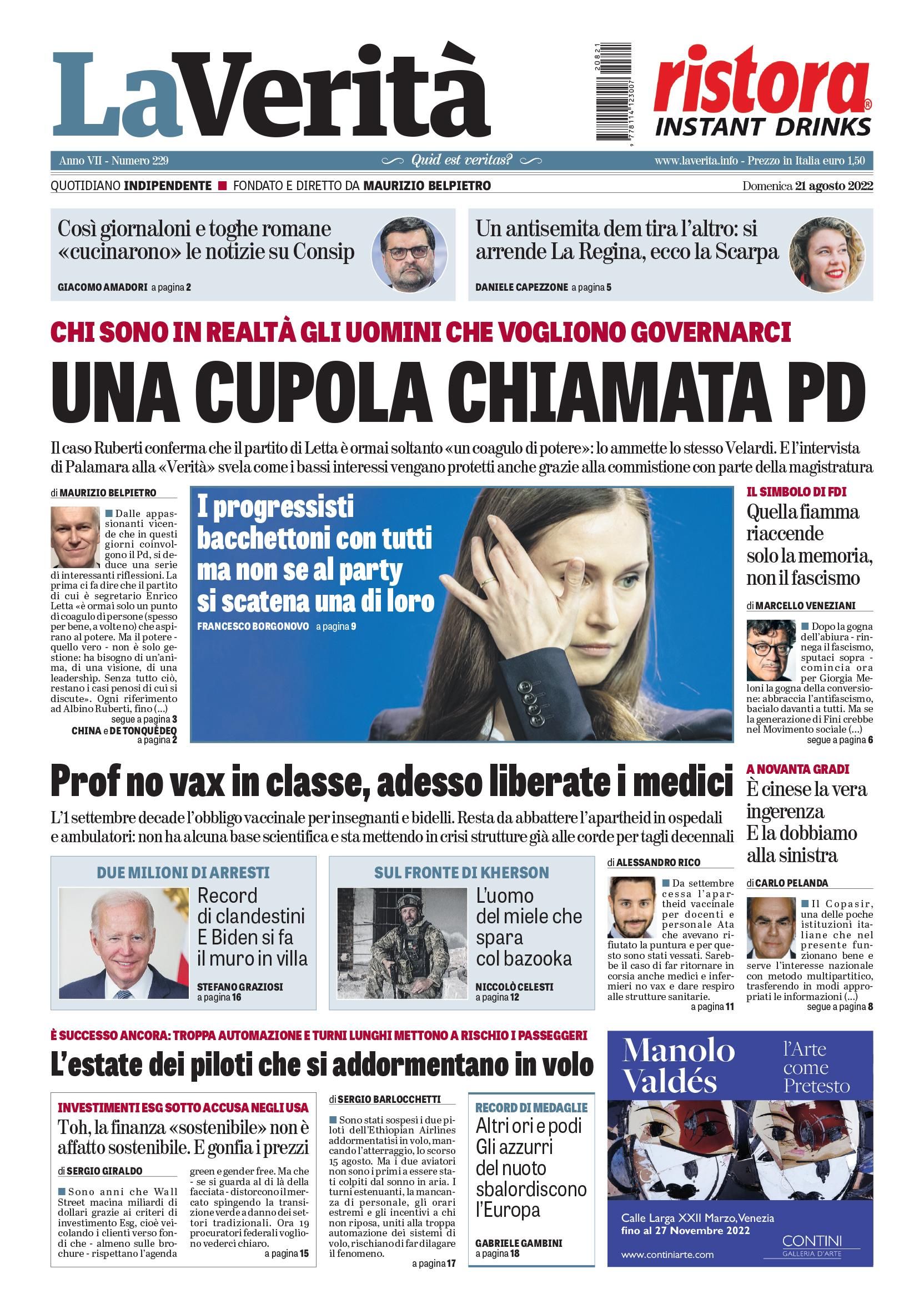 Oggi in edicola