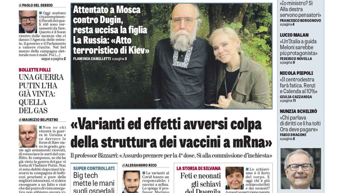 Oggi in edicola