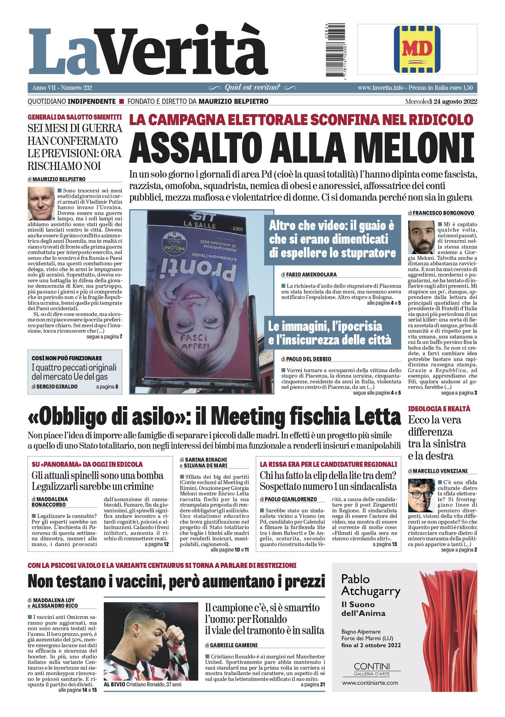 Oggi in edicola