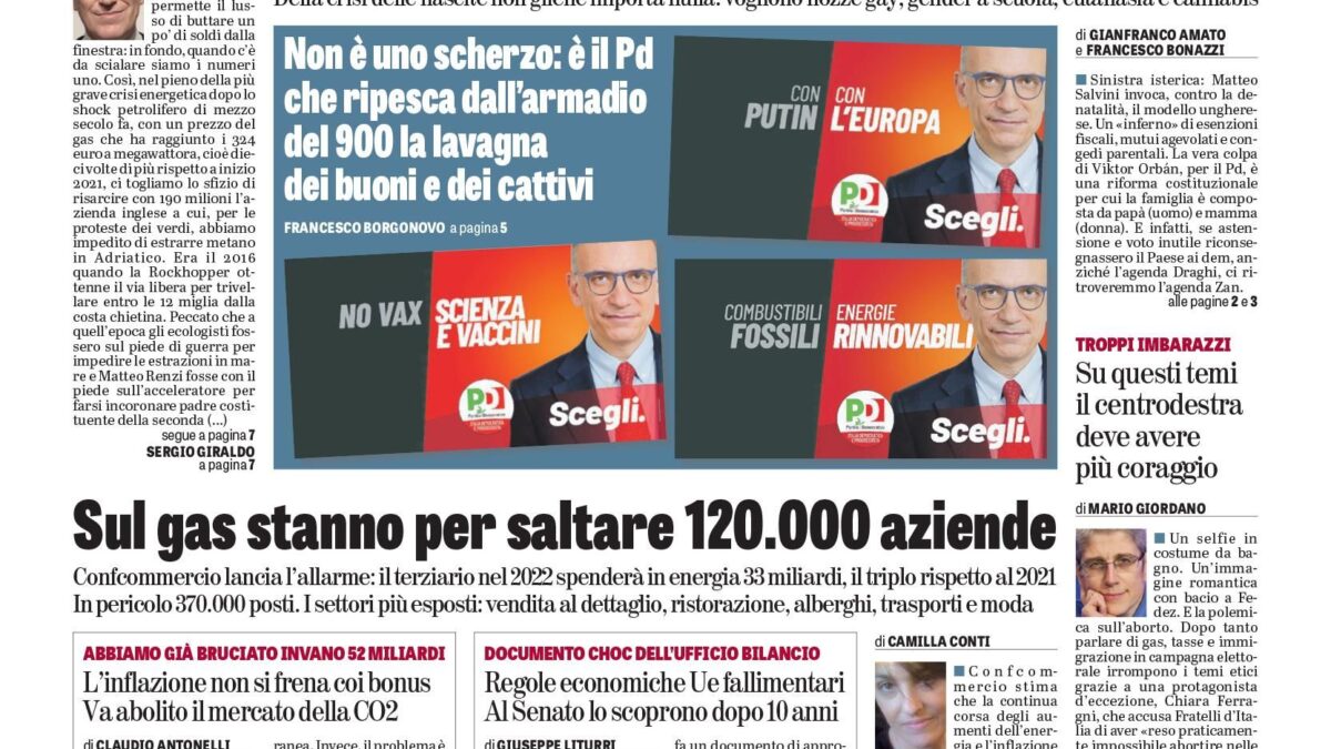 Oggi in edicola