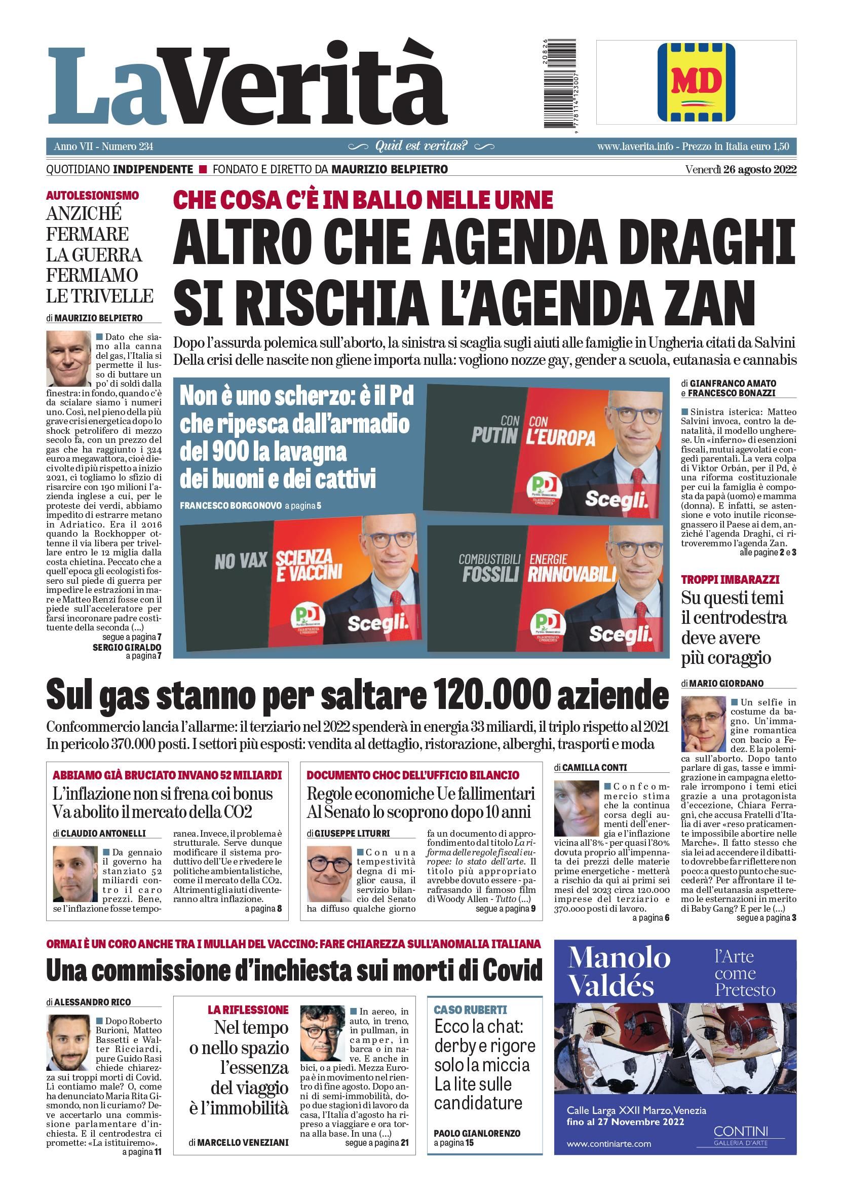 Oggi in edicola