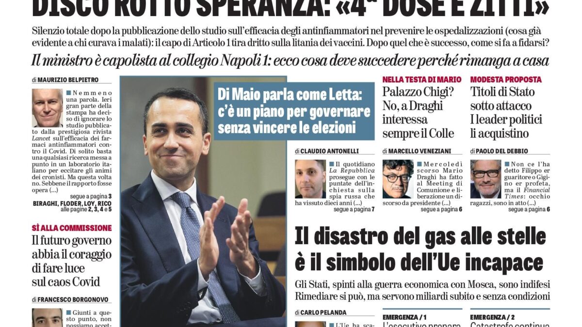 Oggi in edicola