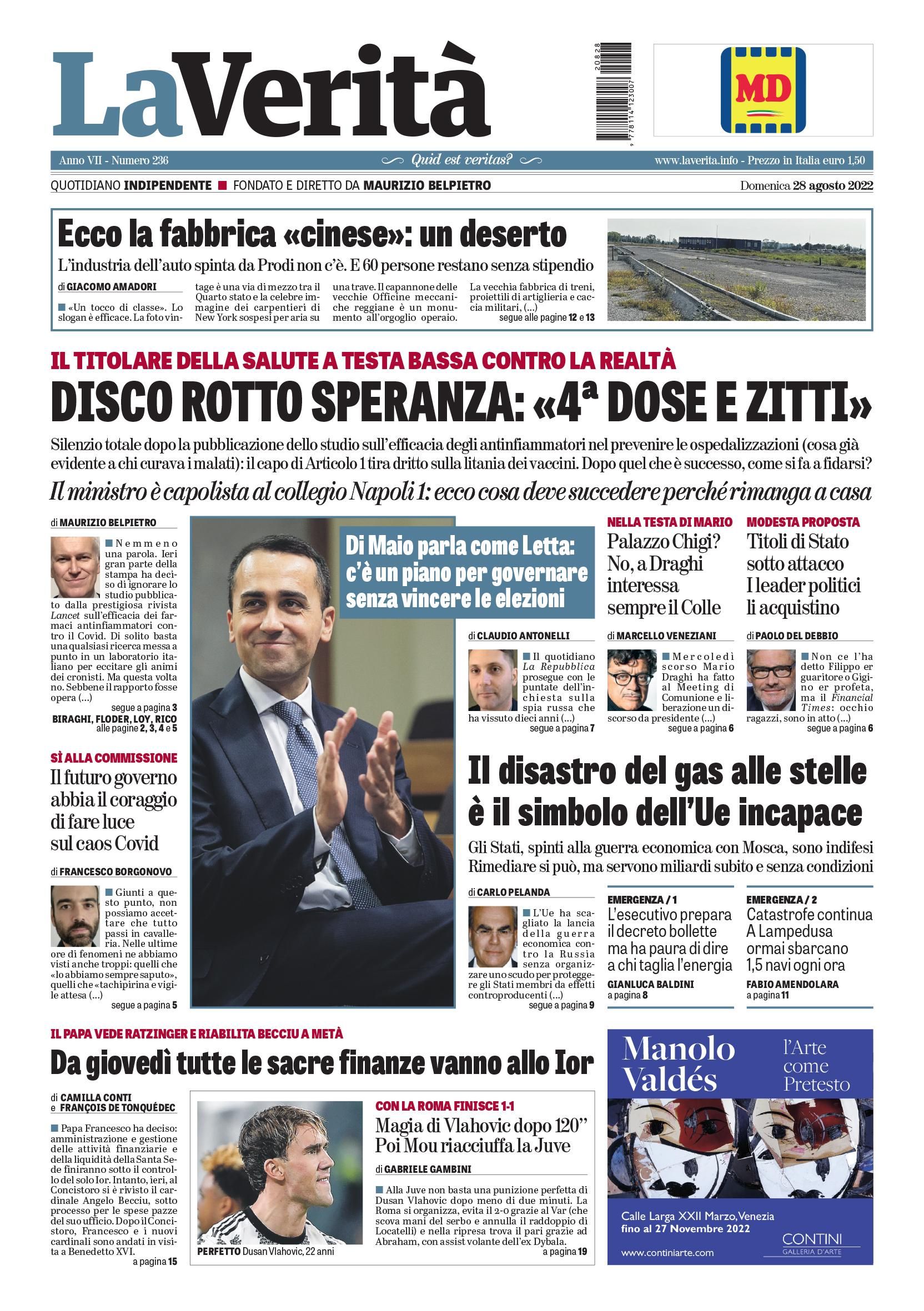 Oggi in edicola