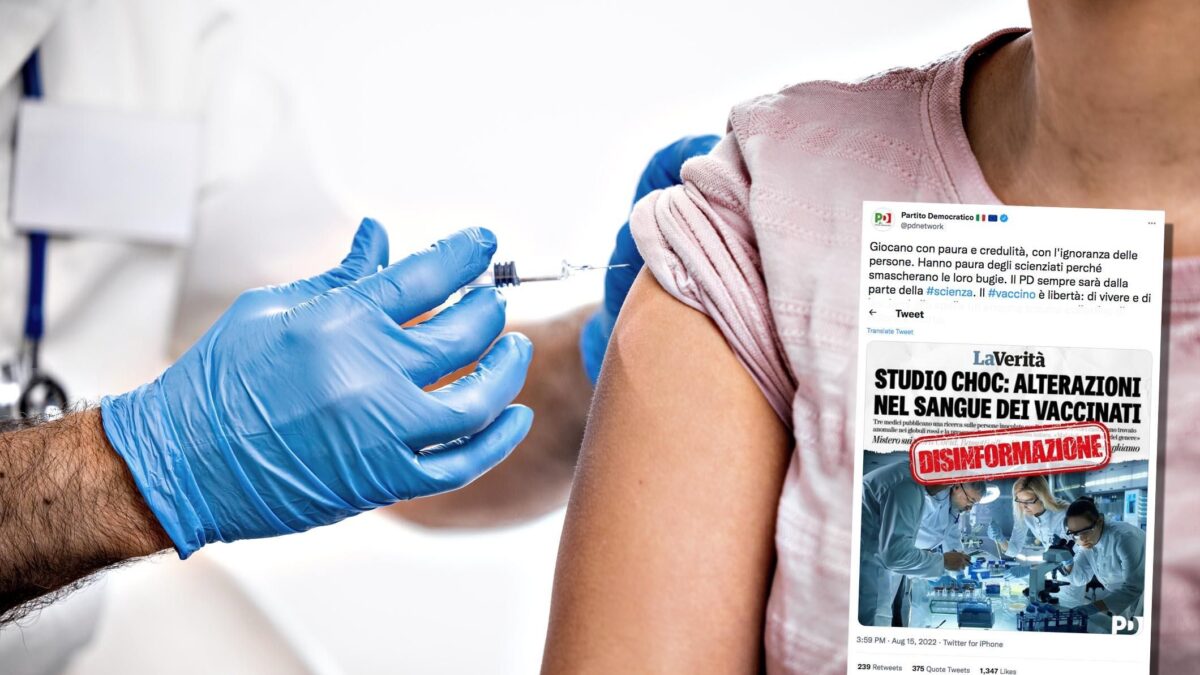 Il partito delle bufale su iniezioni e cure manipola la scienza contro «La Verità»