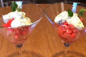 Cuciniamo insieme: cocktail di caprino e cocomero