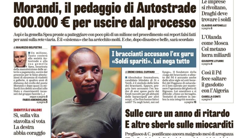 Oggi in edicola