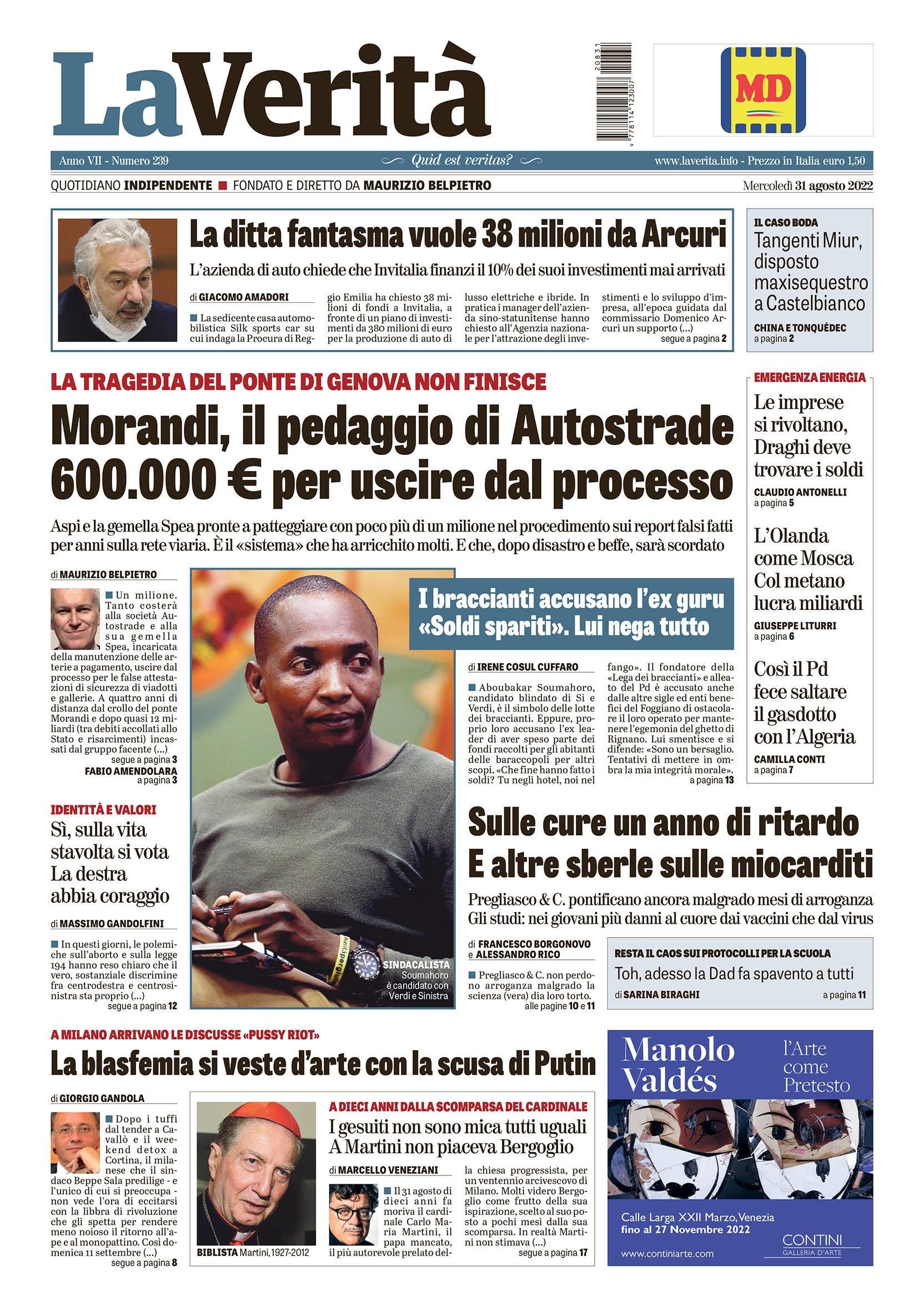 Oggi in edicola