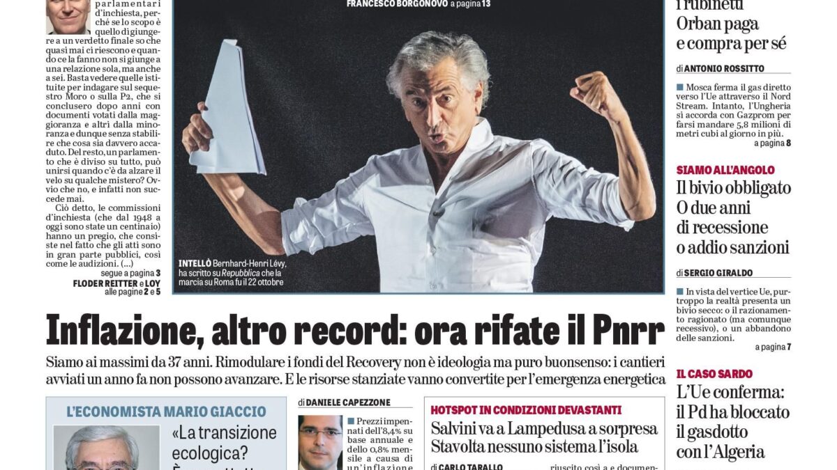 Oggi in edicola
