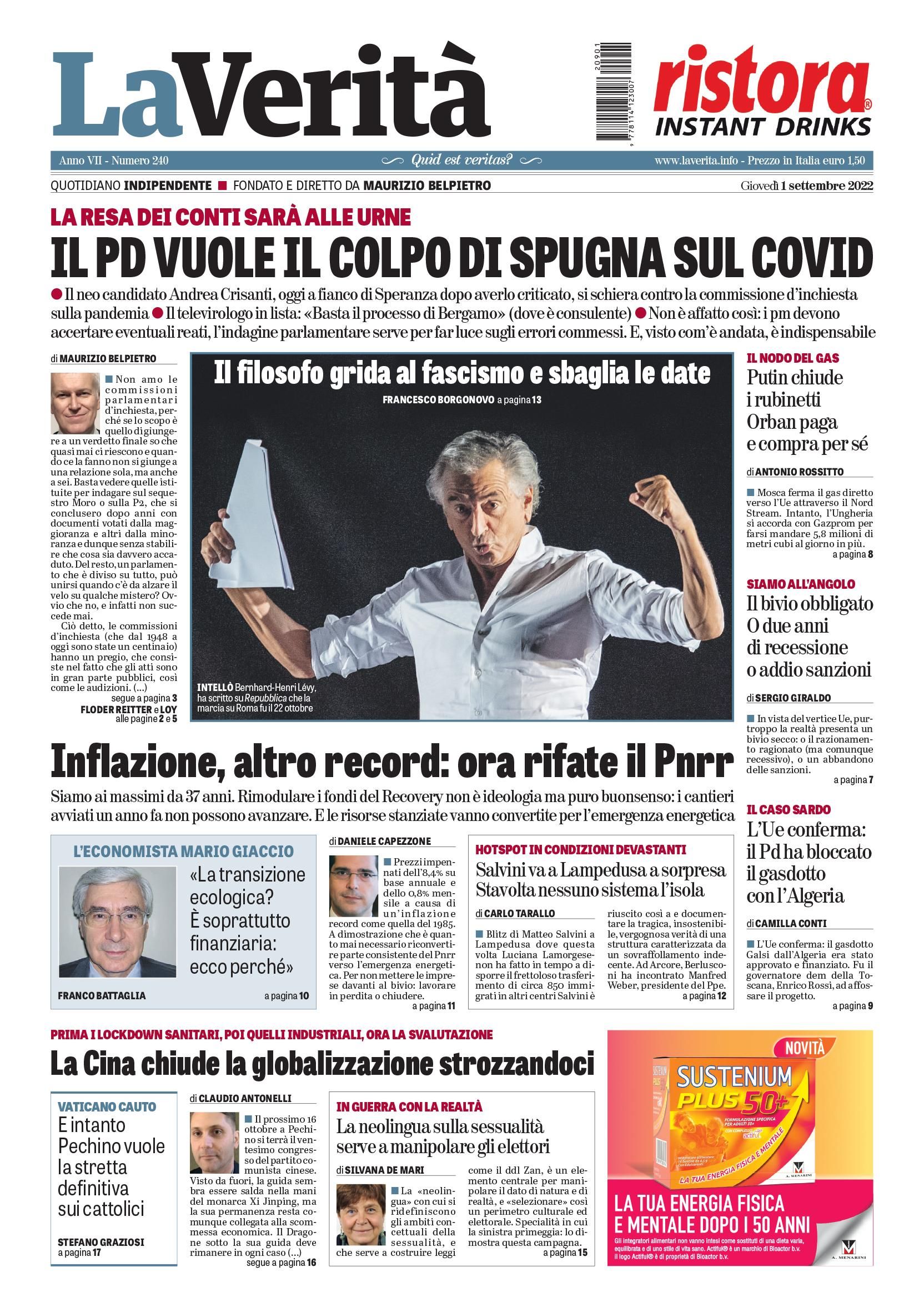 Oggi in edicola