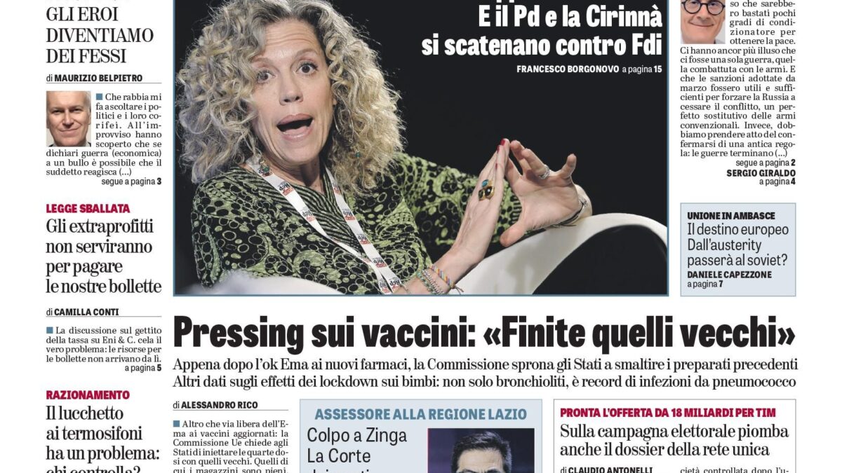Oggi in edicola