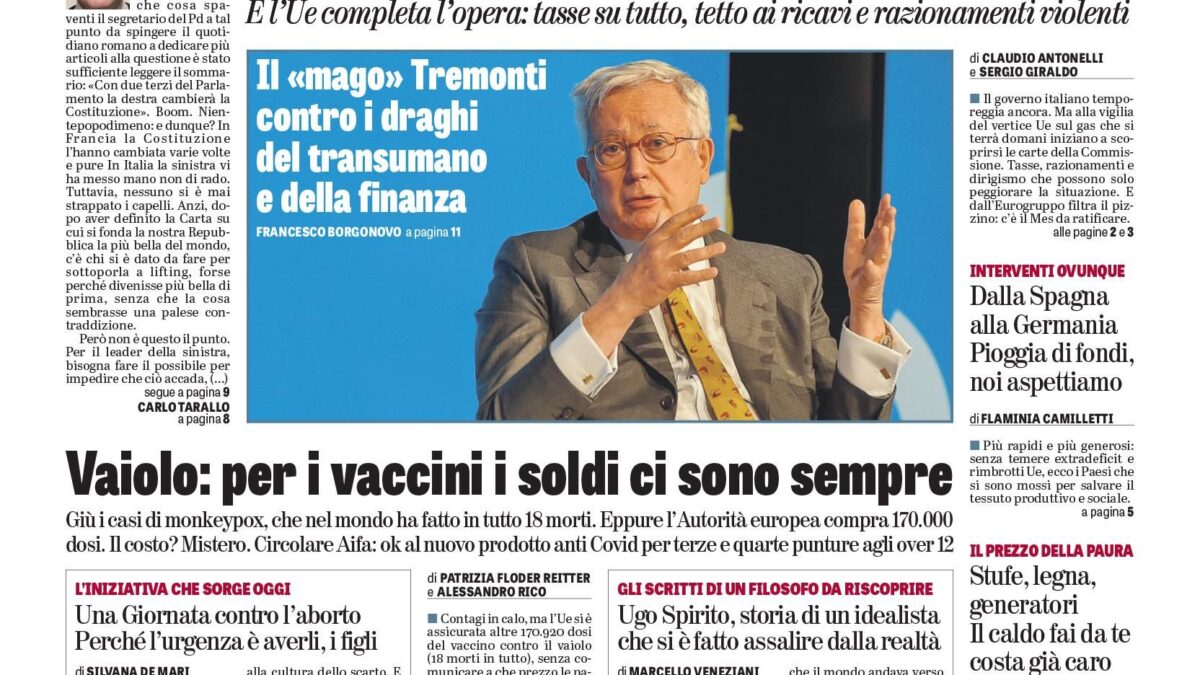 Oggi in edicola