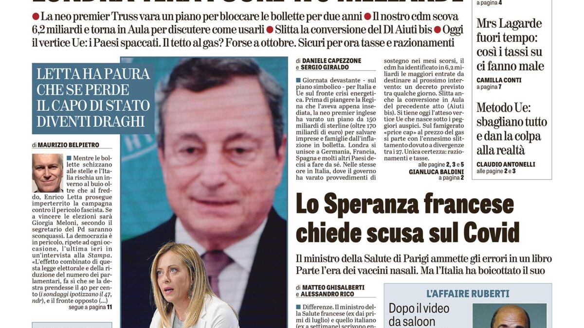 Oggi in edicola