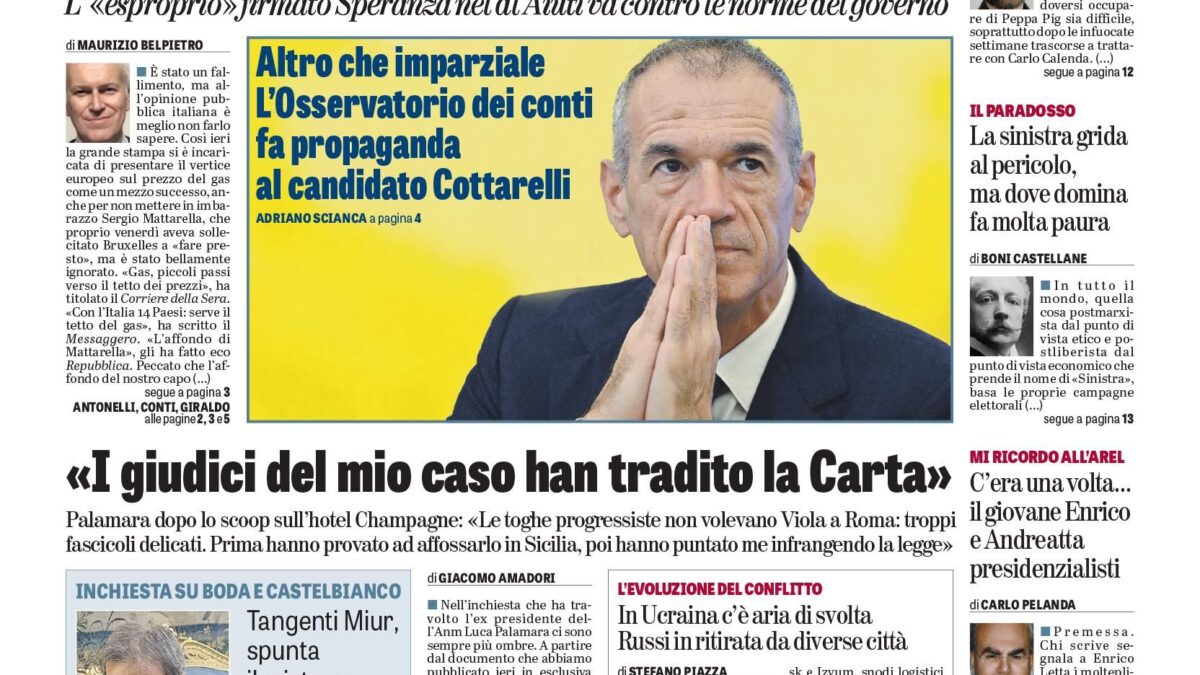 Oggi in edicola