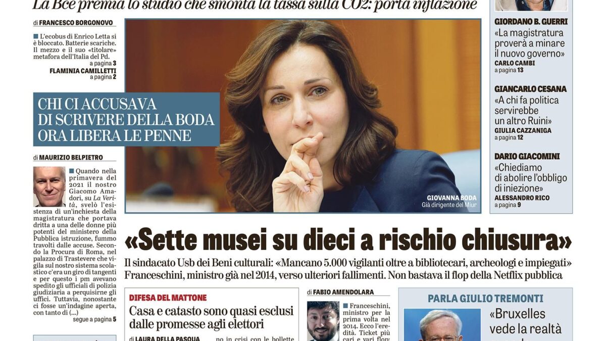 Oggi in edicola