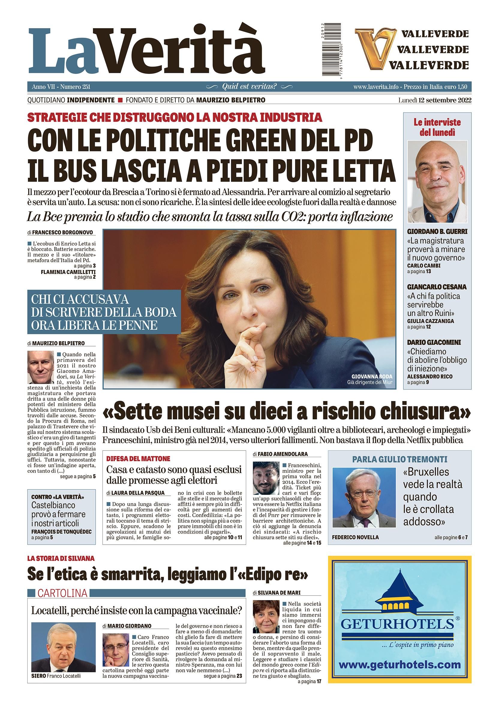 Oggi in edicola