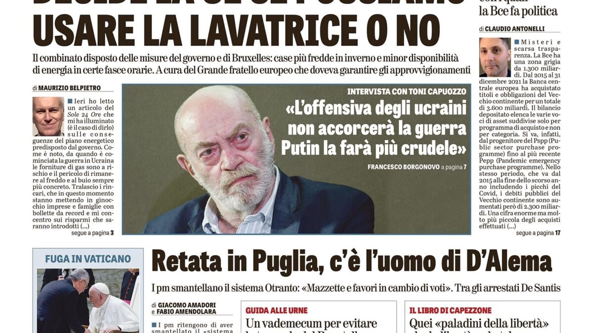 Oggi in edicola