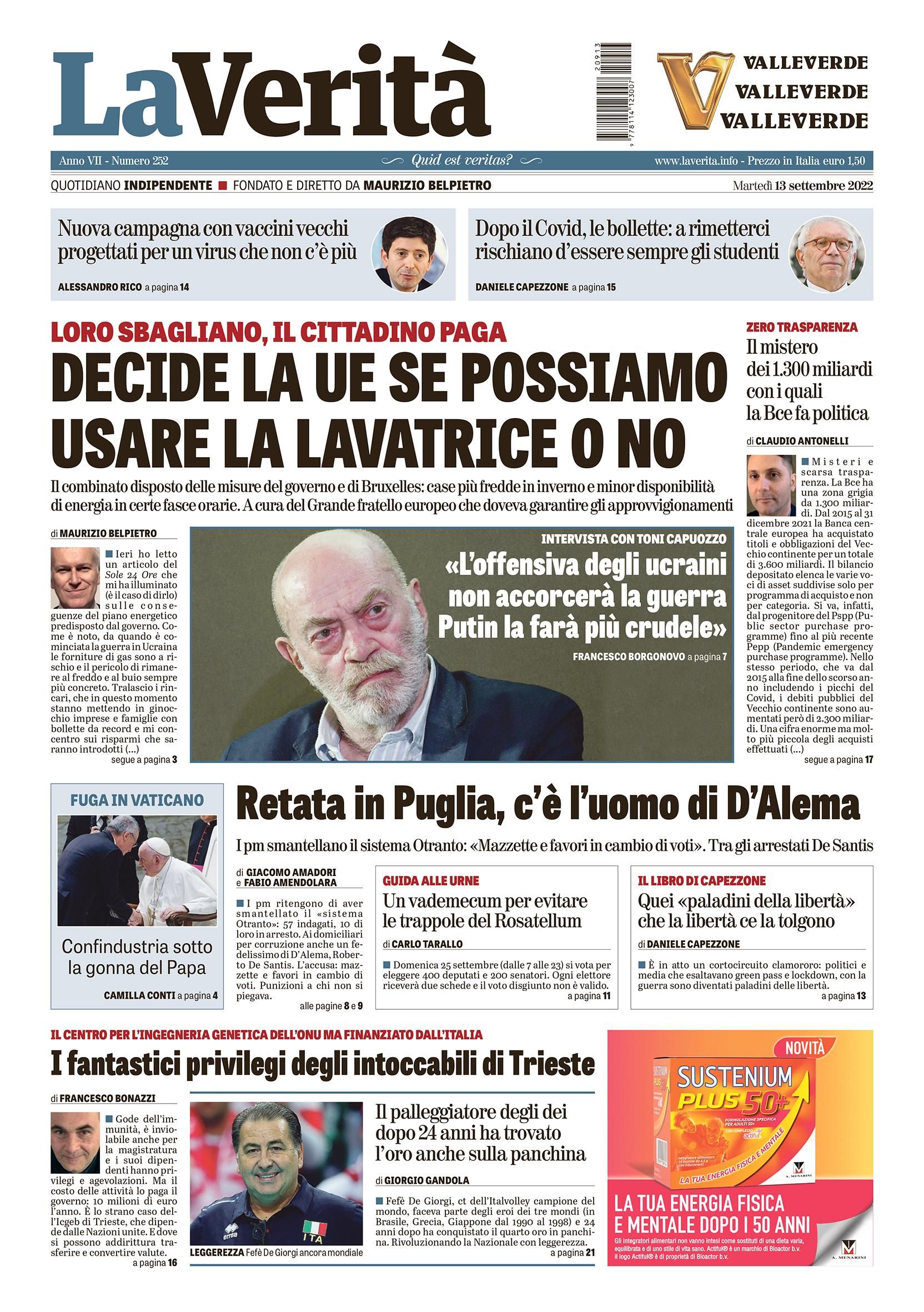 Oggi in edicola