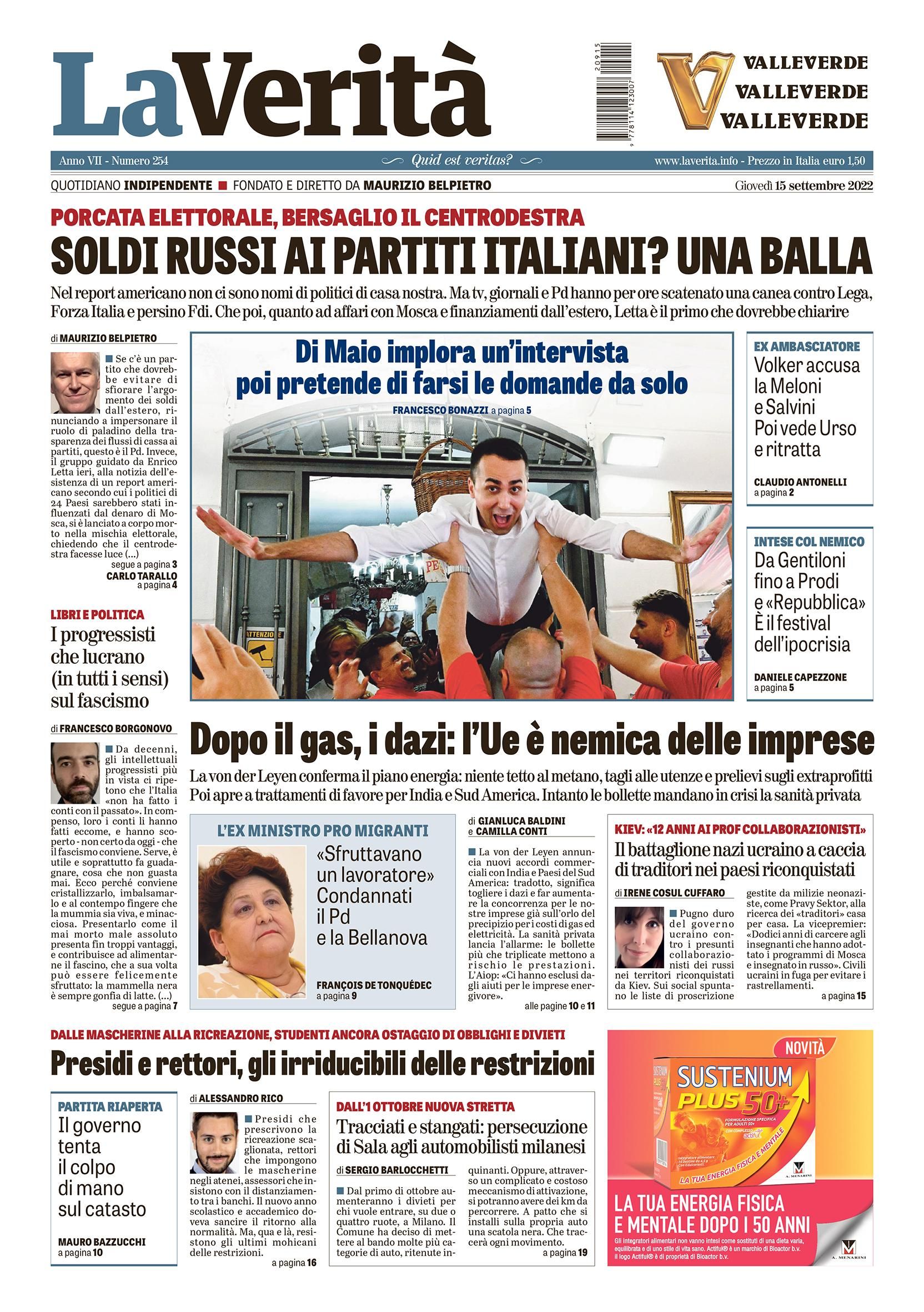 Oggi in edicola