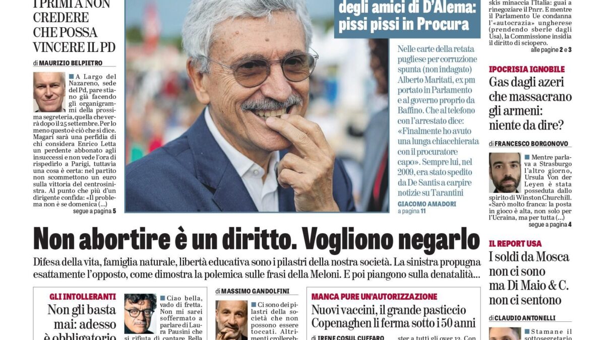 Oggi in edicola