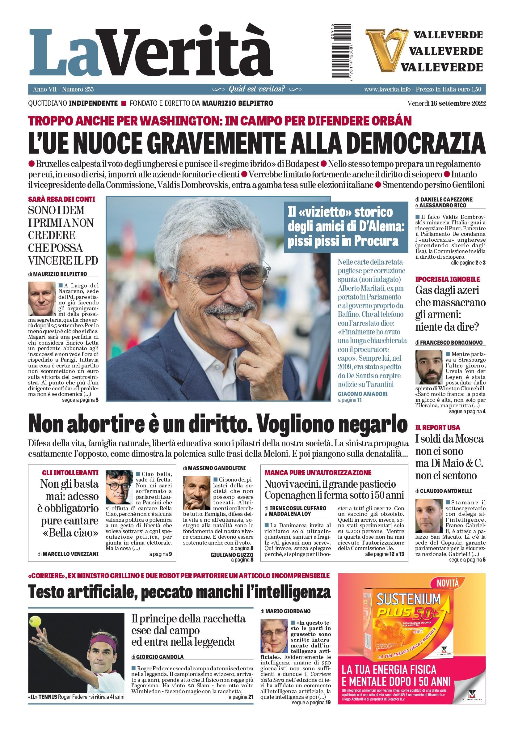 Oggi in edicola