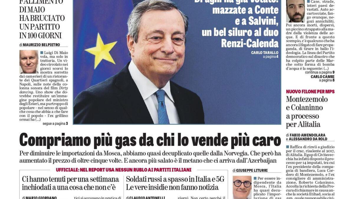 Oggi in edicola