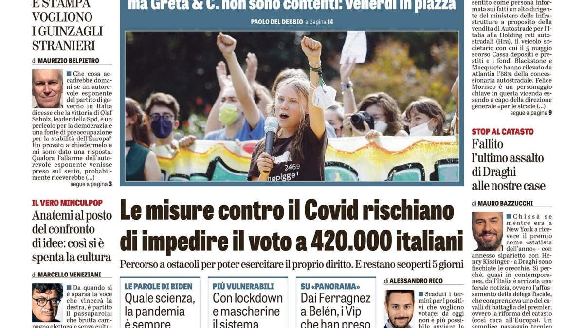 Oggi in edicola