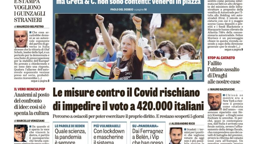 Oggi in edicola