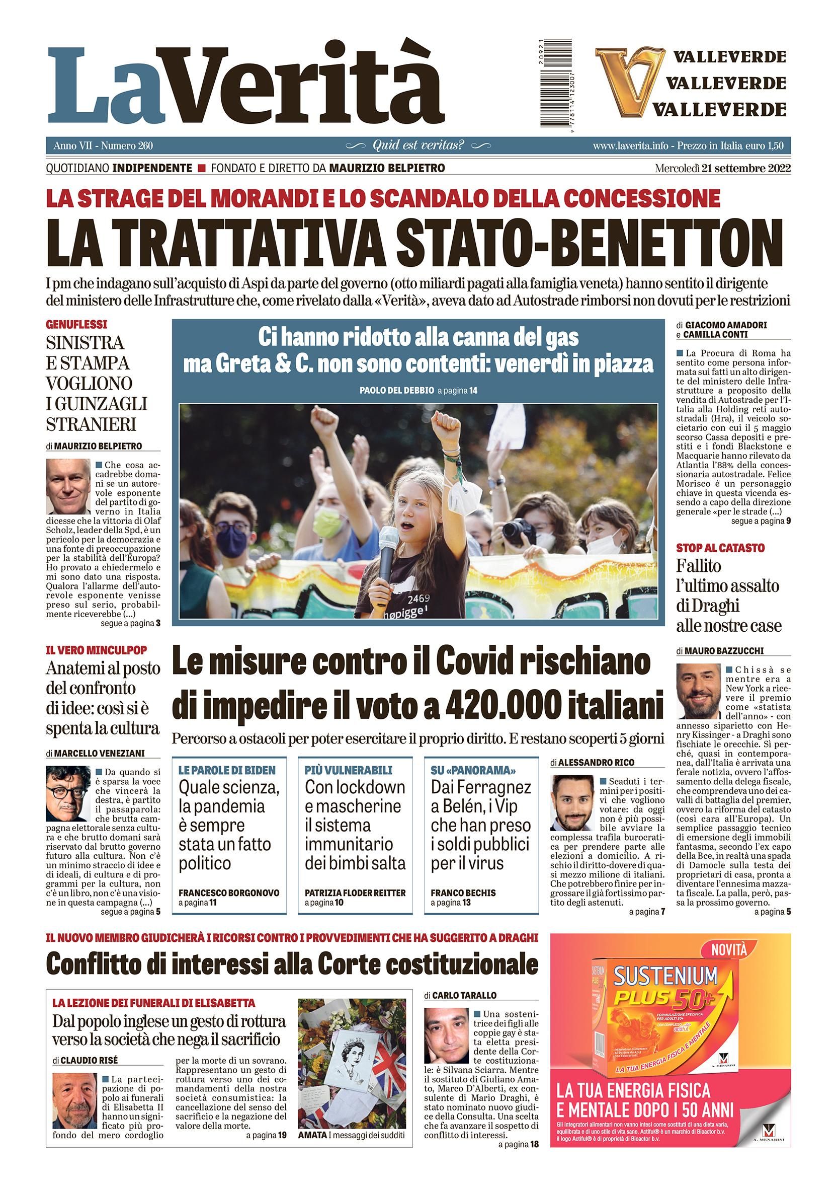Oggi in edicola