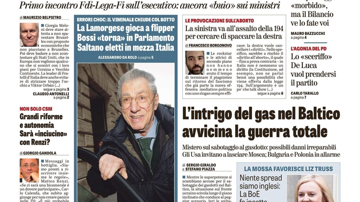 Oggi in edicola