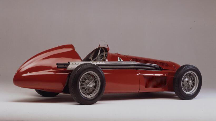 La 159 di Formula 1 da cui l'«Alfetta» prese le soluzioni meccaniche (Newspress)