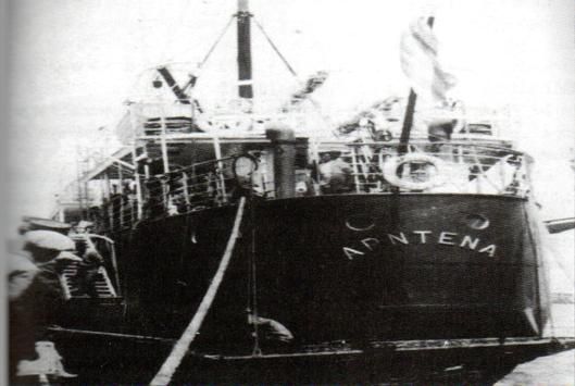 Il piroscafo «Ardena» affondato al largo di Cefalonia con 840 prigionieri italiani
