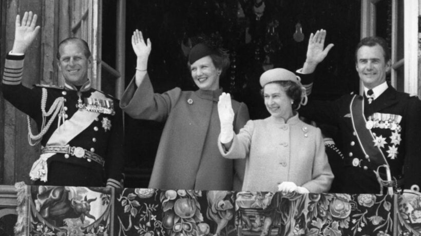 Con Margaret Thatcher (Ansa)