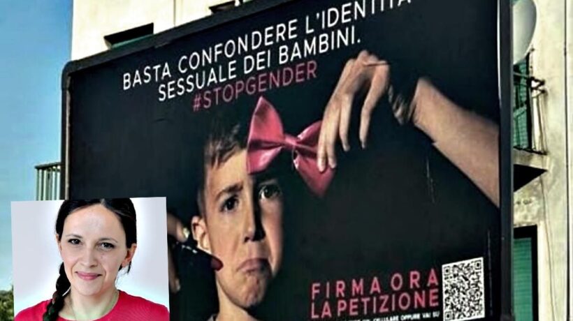 «Sul gender c’è una cappa mediatica. Così oscurano i manifesti pro life»