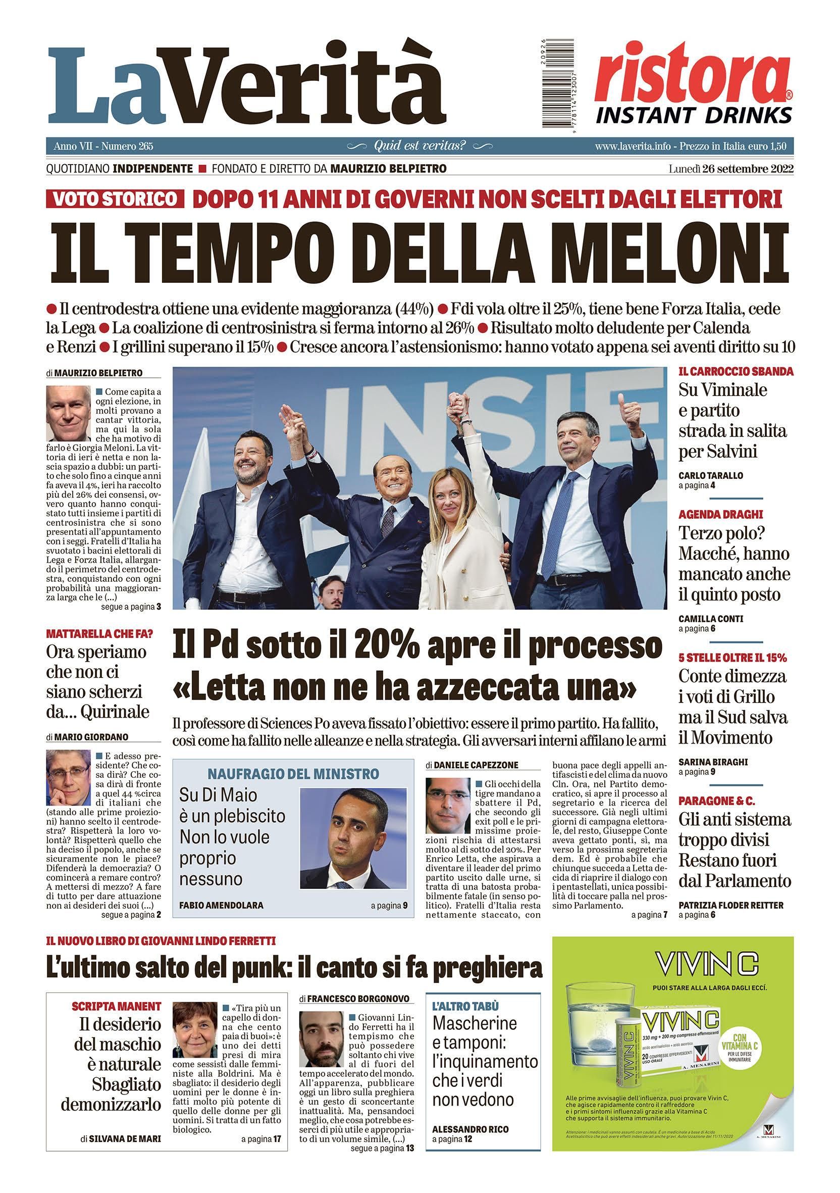 Oggi in edicola