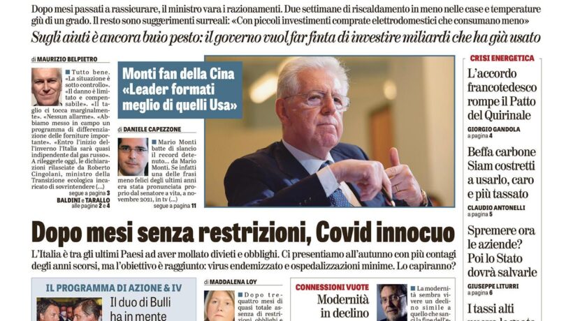 Oggi in edicola