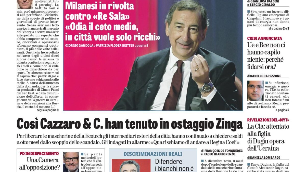 Oggi in edicola