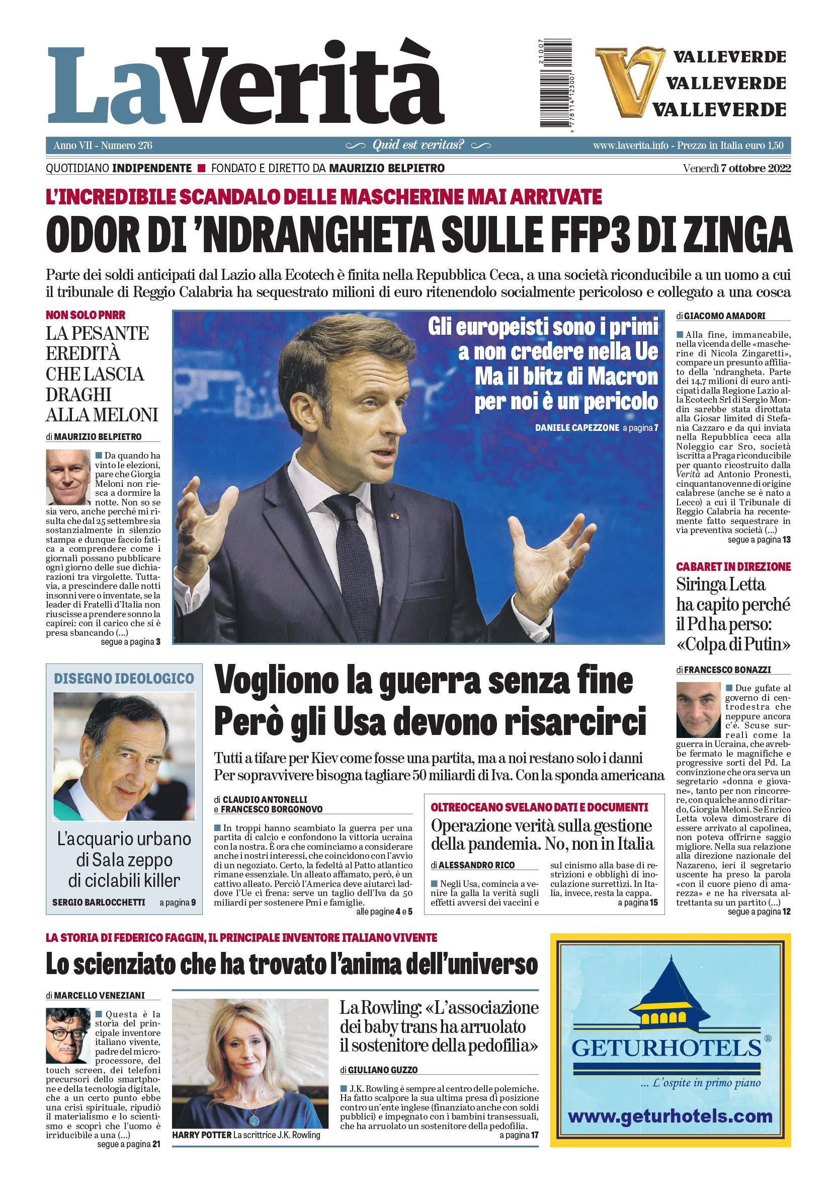 Oggi in edicola