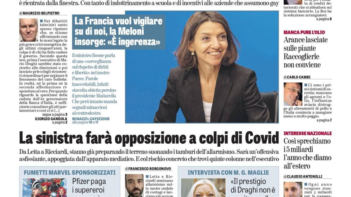 Oggi in edicola