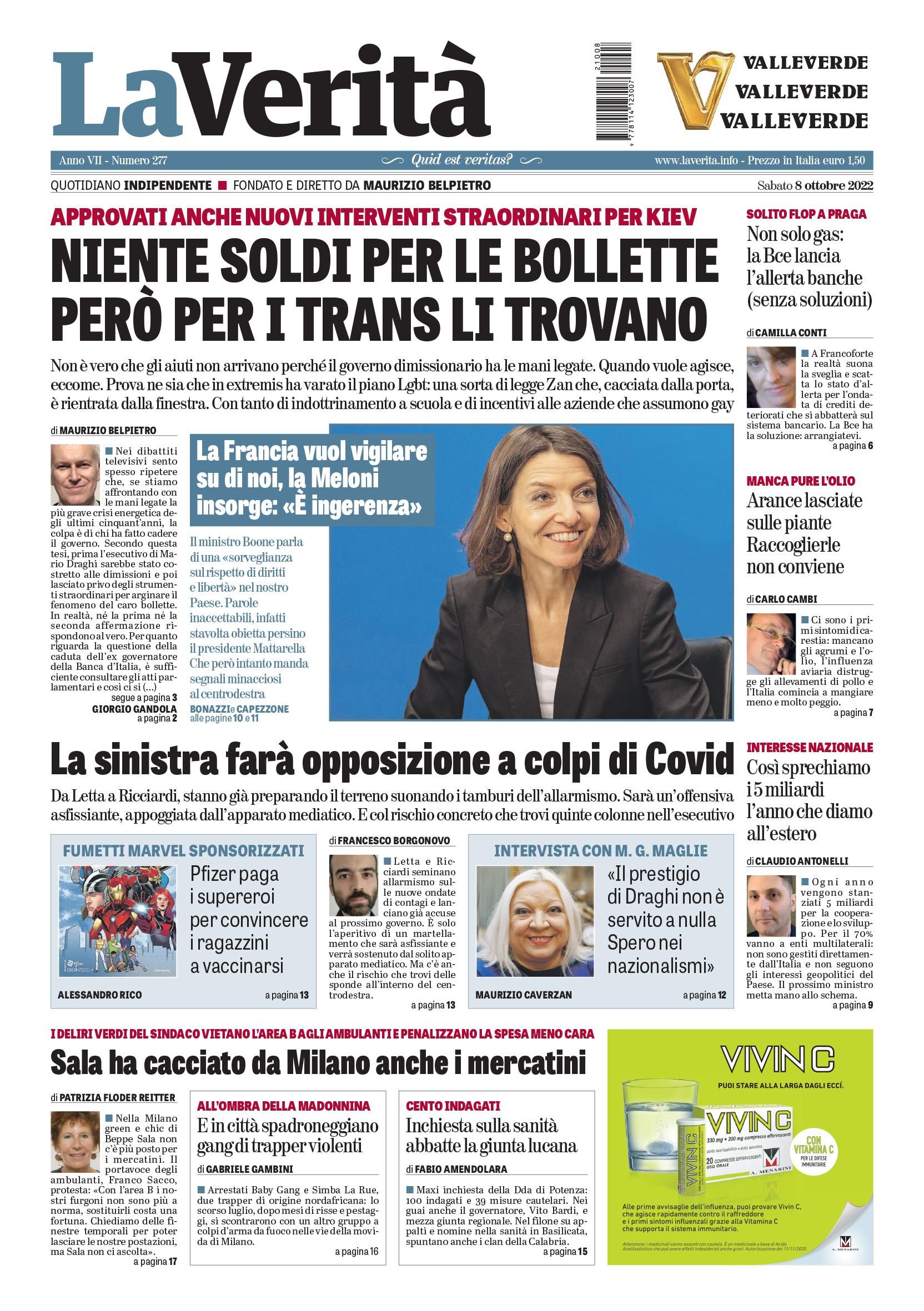 Oggi in edicola