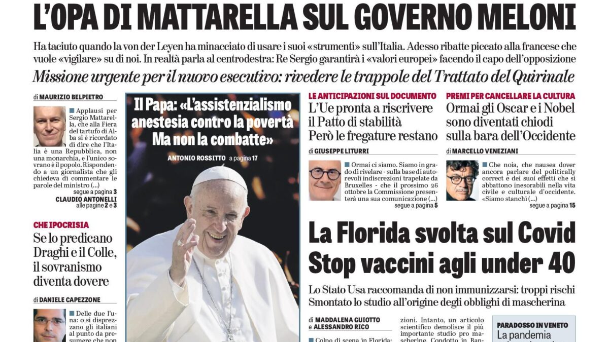 Oggi in edicola
