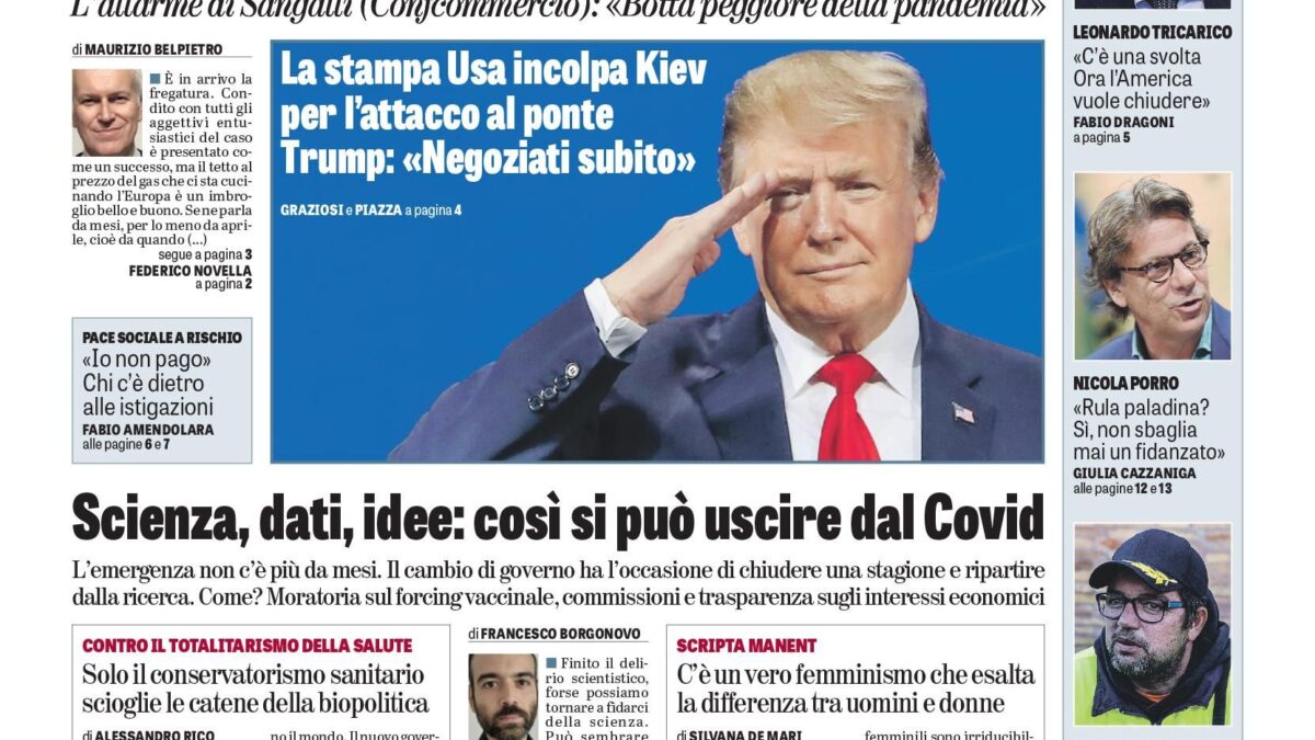 Oggi in edicola