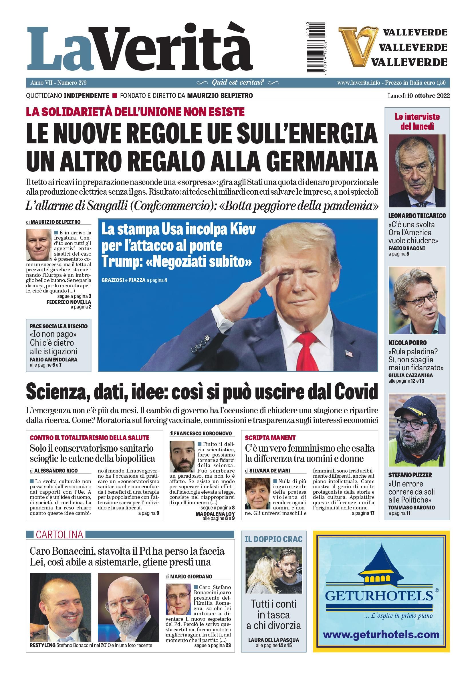 Oggi in edicola