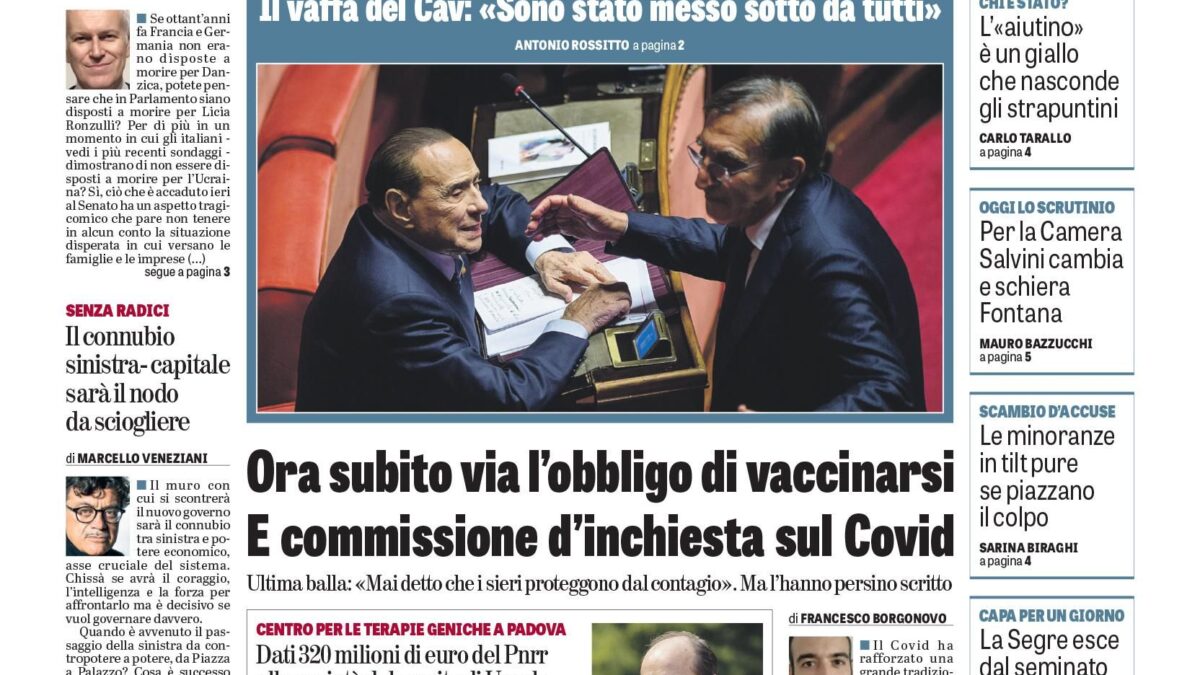 Oggi in edicola
