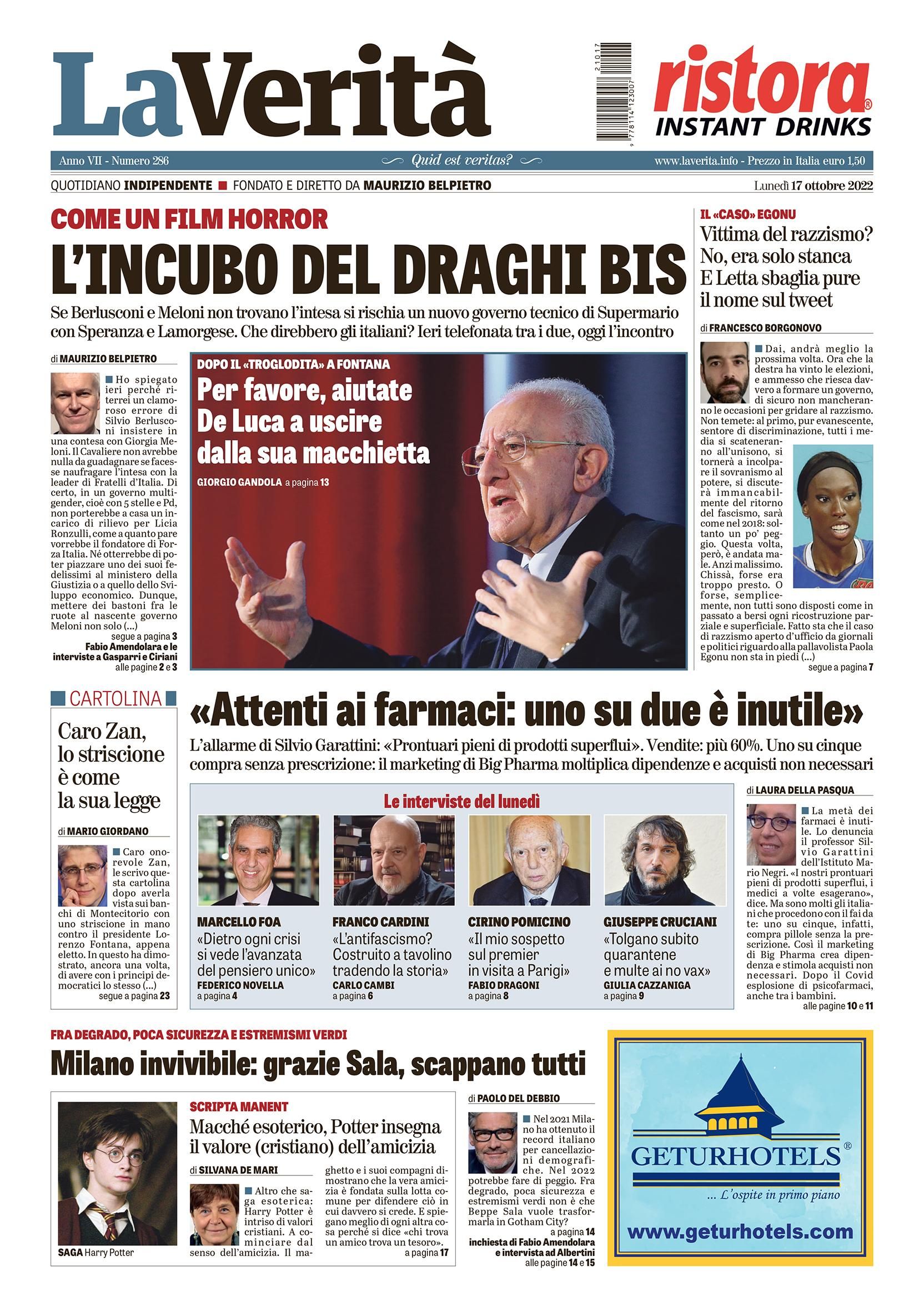 Oggi in edicola