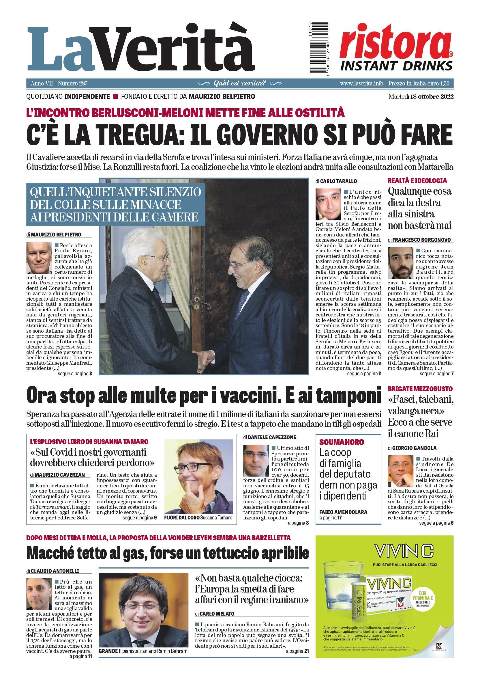 Oggi in edicola