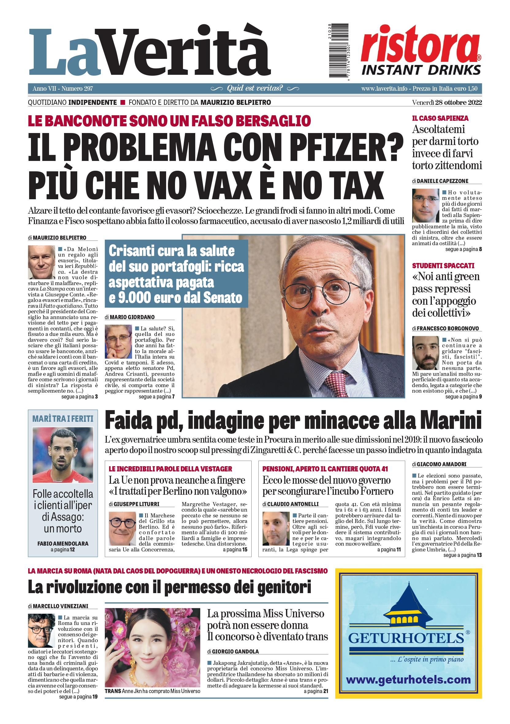 Oggi in edicola