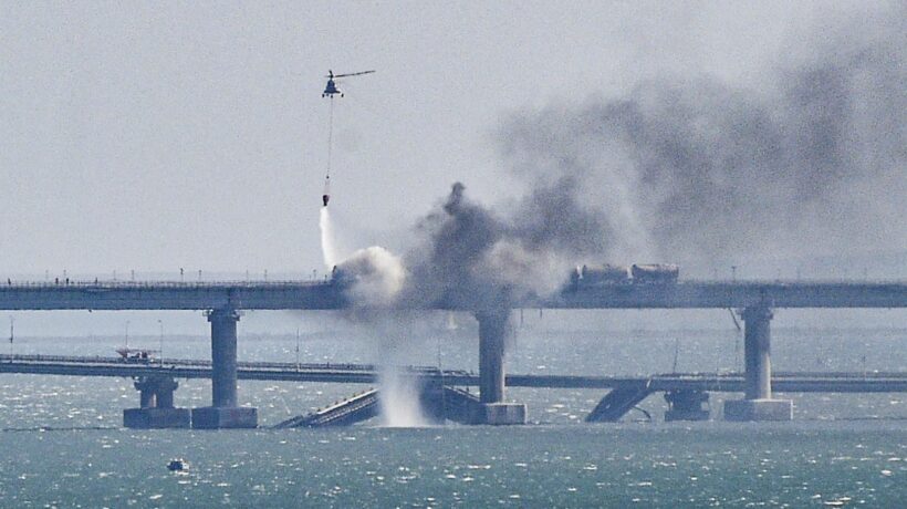 Attaccato il ponte tra Crimea e Russia. Almeno tre morti